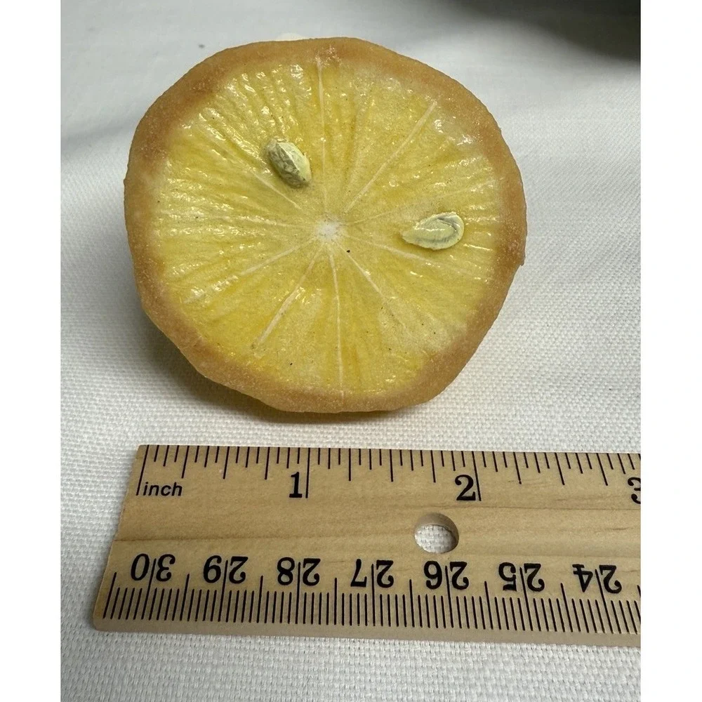 Winward Produce Lemon Faux Fruit Realistic Simulation Hand Painted Prop Decor 15